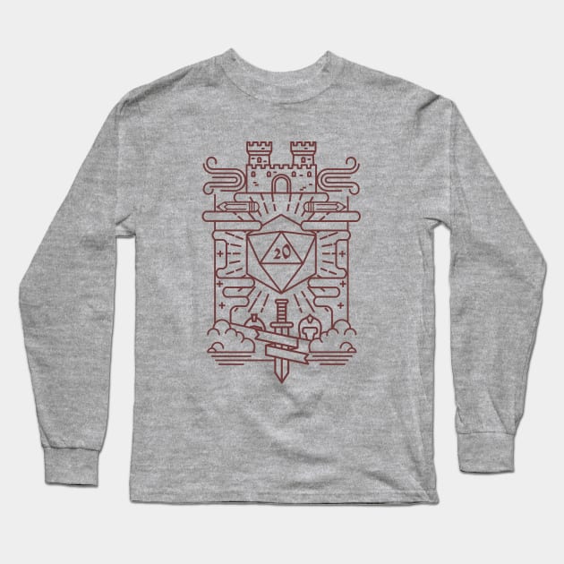 Whimsical RPG Long Sleeve T-Shirt by artlahdesigns